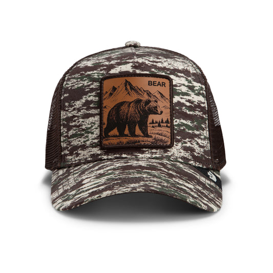 Goorin Cap Camo Engraved Bear