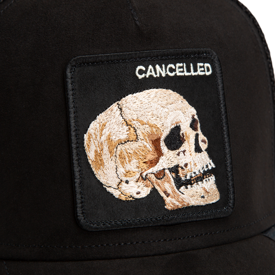 Goorin Cap Suede Cancelled Skull Trucker – Ansicht 2