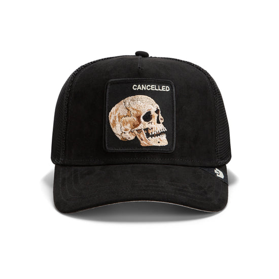 Goorin Cap Suede Cancelled Skull Trucker – Ansicht 1