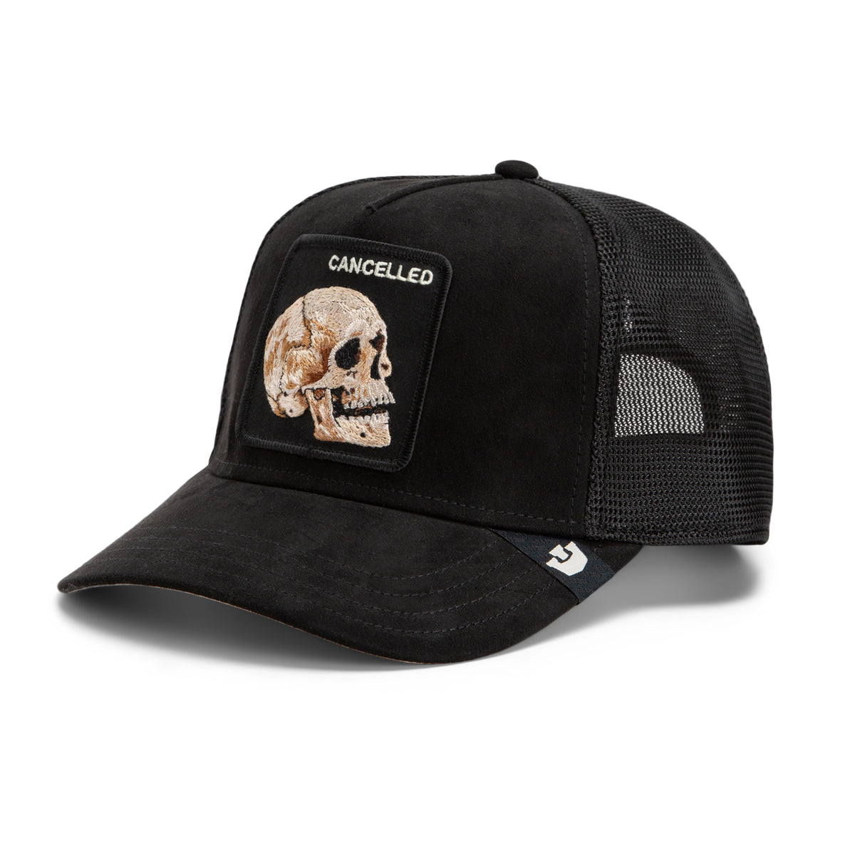 Goorin Cap Suede Cancelled Skull Trucker – Ansicht 6