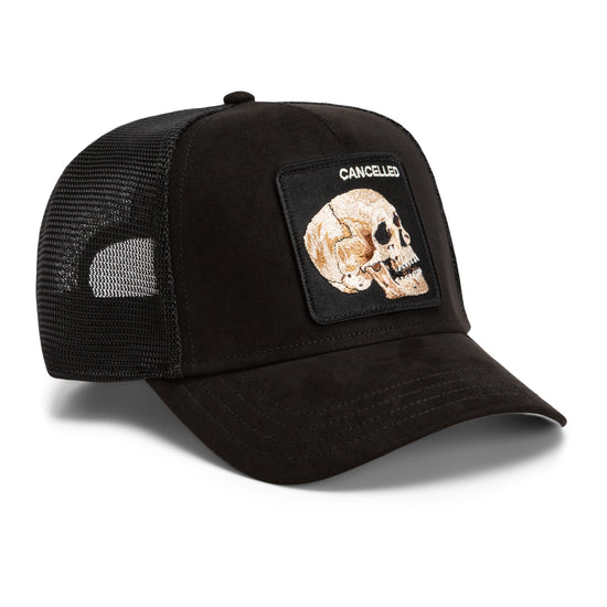 Goorin Cap Suede Cancelled Skull Trucker – Ansicht 4