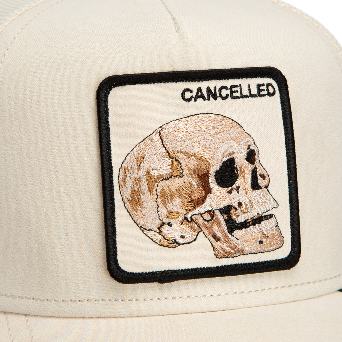 Goorin Cap Suede Cancelled Skull Trucker – Ansicht 8