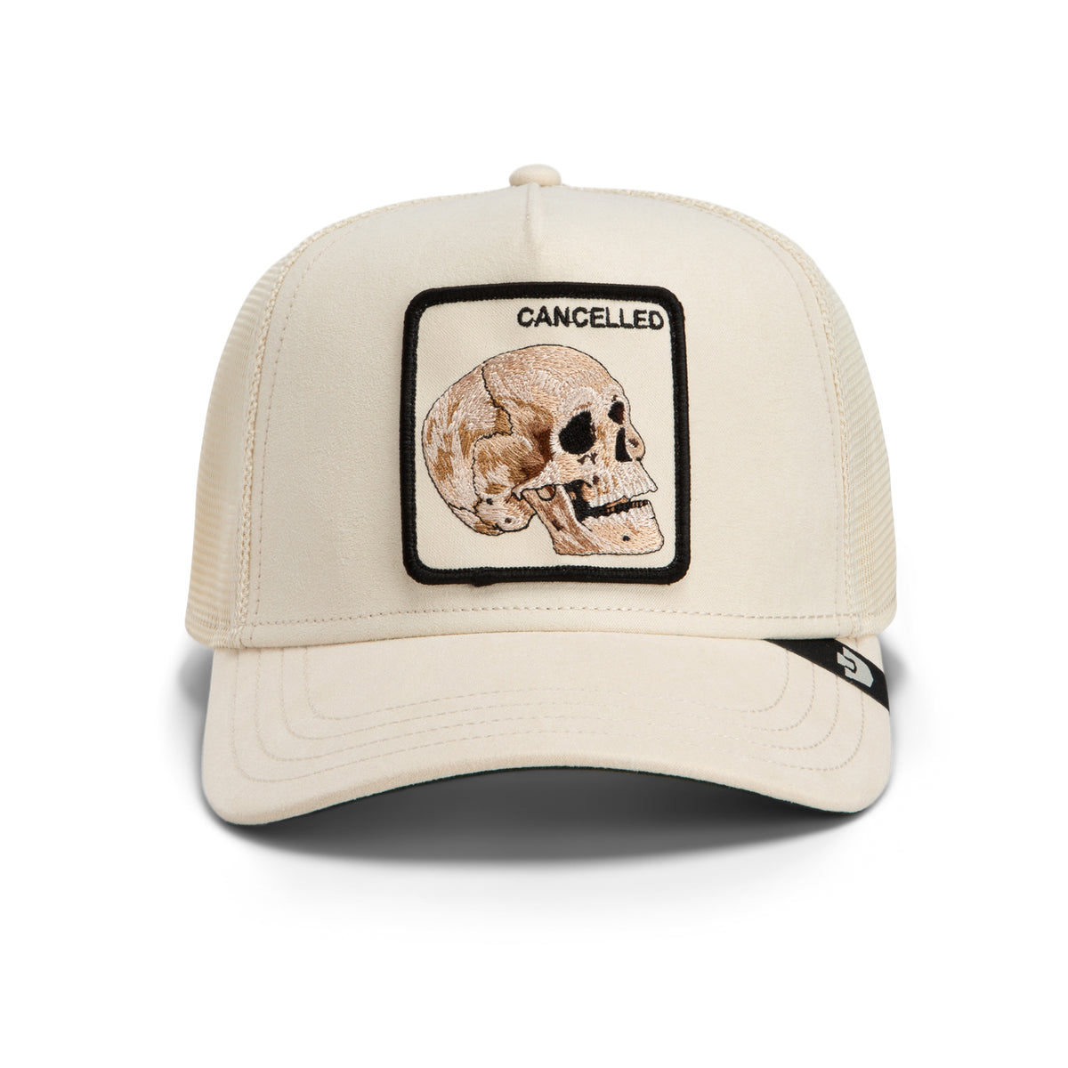 Goorin Cap Suede Cancelled Skull Trucker – Ansicht 7