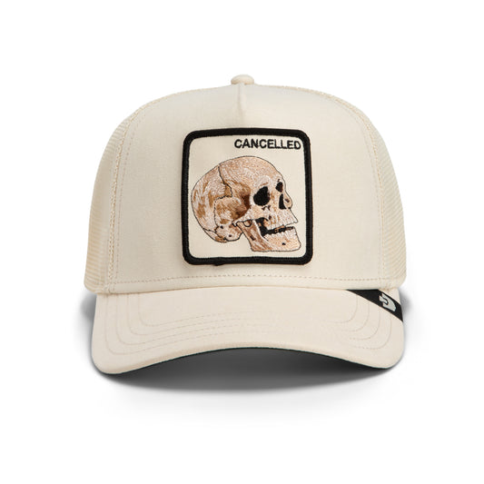 Goorin Cap Suede Cancelled Skull Trucker – Ansicht 7
