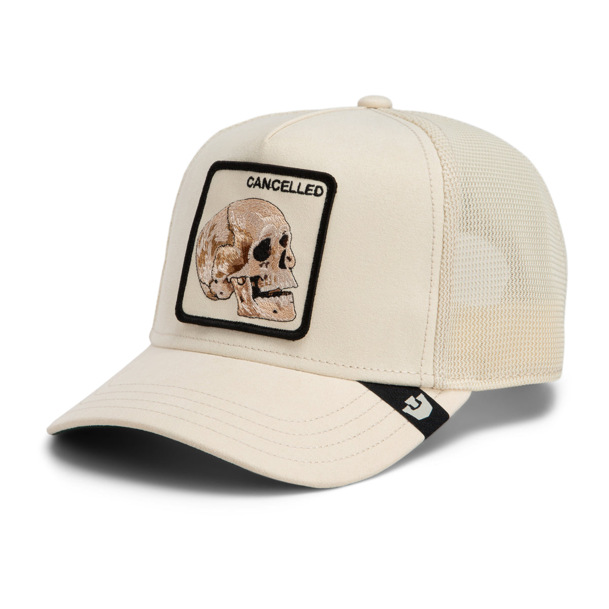 Goorin Cap Suede Cancelled Skull Trucker – Ansicht 5