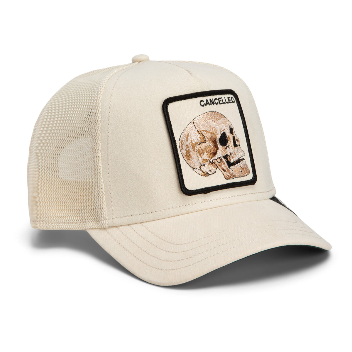 Goorin Cap Suede Cancelled Skull Trucker – Ansicht 4