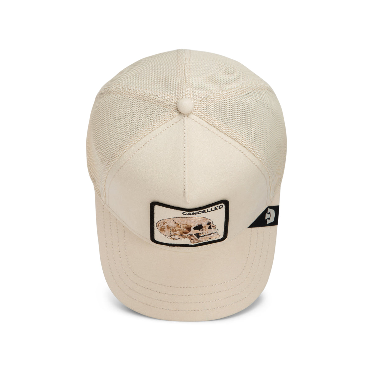 Goorin Cap Suede Cancelled Skull Trucker – Ansicht 1